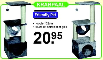 Aanbiedingen Krabpaal - Friendly pet - Geldig van 22/11/2015 tot 13/12/2015 bij Van Cranenbroek