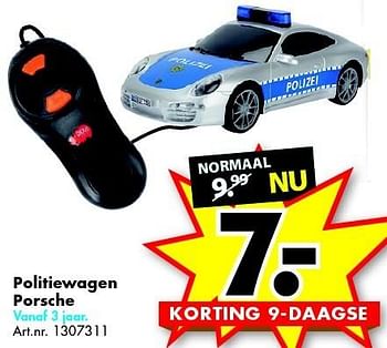 Aanbiedingen Politiewagen porsche - Porsche - Geldig van 28/11/2015 tot 06/12/2015 bij Bart Smit