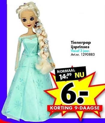 Aanbiedingen Tienerpop ijsprinses - Huismerk - Bart Smit - Geldig van 28/11/2015 tot 06/12/2015 bij Bart Smit