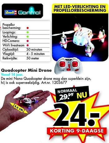 Aanbiedingen Quadcopter mini drone - Huismerk - Bart Smit - Geldig van 28/11/2015 tot 06/12/2015 bij Bart Smit
