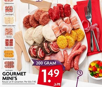 Aanbiedingen Gourmet mini`s - Huismerk - Deka Markt - Geldig van 29/11/2015 tot 05/12/2015 bij Deka Markt