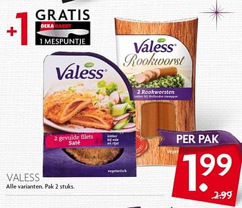 Aanbiedingen Valess - Valess - Geldig van 29/11/2015 tot 05/12/2015 bij Deka Markt