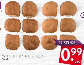 Aanbiedingen Witte of bruine bollen - Huismerk - Deka Markt - Geldig van 29/11/2015 tot 05/12/2015 bij Deka Markt