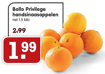 Aanbiedingen Bollo privilege handsinaasappelen - Bollo - Geldig van 29/11/2015 tot 05/12/2015 bij Em-té