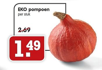 Aanbiedingen Eko pompoen - Eko - Geldig van 29/11/2015 tot 05/12/2015 bij Em-té
