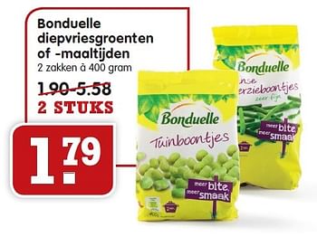 Aanbiedingen Bonduelle diepvriesgroenten of maaltijden - Bonduelle - Geldig van 29/11/2015 tot 05/12/2015 bij Em-té