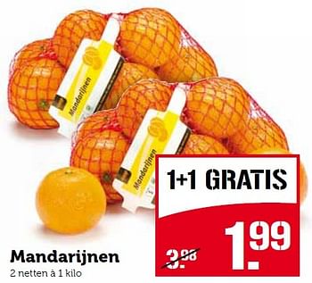 Aanbiedingen Mandarijnen - Huismerk - Coop - Geldig van 30/11/2015 tot 06/12/2015 bij Coop