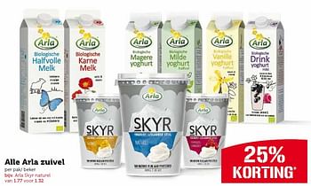 Aanbiedingen Alle arla zuivel skyrl naturel - Arla - Geldig van 30/11/2015 tot 06/12/2015 bij Coop