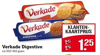 Aanbiedingen Verkade digestive - Verkade - Geldig van 30/11/2015 tot 06/12/2015 bij Coop