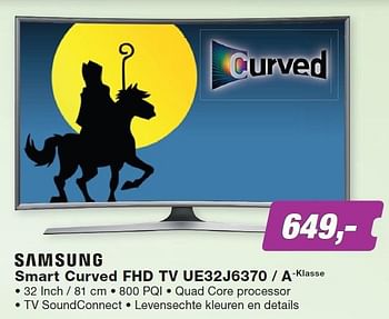 Aanbiedingen Samsung smart curved fhd tv ue32j6370 - a-klasse - Samsung - Geldig van 23/11/2015 tot 06/12/2015 bij ElectronicPartner