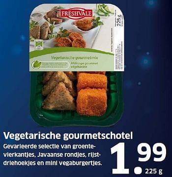 Aanbiedingen Vegetarische gourmetschotel - Freshvale - Geldig van 30/11/2015 tot 06/12/2015 bij Lidl