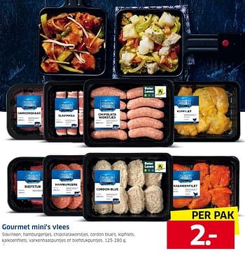 Aanbiedingen Gourmet mini`s vlees - Huismerk - Lidl - Geldig van 30/11/2015 tot 06/12/2015 bij Lidl