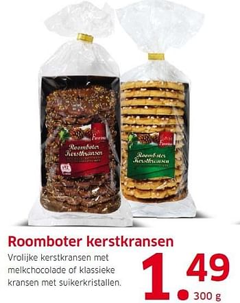 Aanbiedingen Roomboter kerstkransen - Favorina - Geldig van 30/11/2015 tot 06/12/2015 bij Lidl