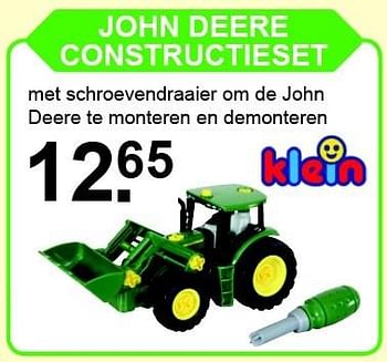 Aanbiedingen John deere constructieset - Theo Klein - Geldig van 07/12/2015 tot 27/12/2015 bij Van Cranenbroek