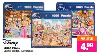 Aanbiedingen Disney puzzel - Disney - Geldig van 30/11/2015 tot 13/12/2015 bij Big Bazar