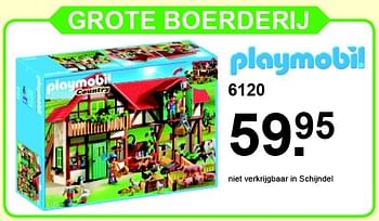 Aanbiedingen Grote boerderij - Playmobil - Geldig van 07/12/2015 tot 27/12/2015 bij Van Cranenbroek