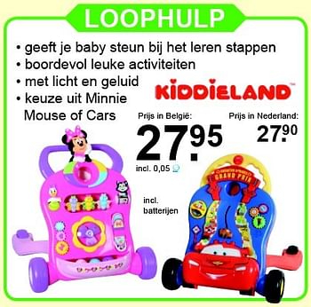 Aanbiedingen Loophulp - Kiddieland - Geldig van 07/12/2015 tot 27/12/2015 bij Van Cranenbroek
