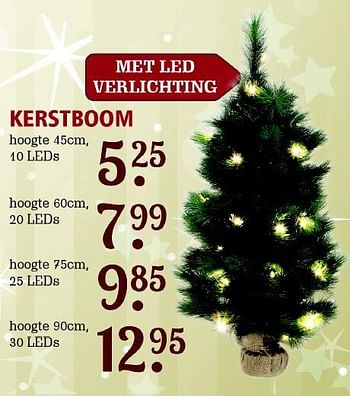 Aanbiedingen Kerstboom - Huismerk - Van Cranenbroek - Geldig van 07/12/2015 tot 27/12/2015 bij Van Cranenbroek