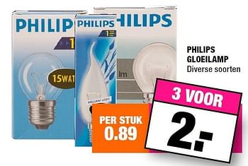 Aanbiedingen Philips gloeilamp - Philips - Geldig van 30/11/2015 tot 13/12/2015 bij Big Bazar