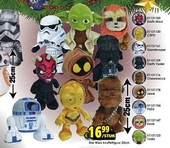 Aanbiedingen Star wars knuffelfiguur c3po - Star Wars - Geldig van 05/12/2015 tot 13/12/2015 bij ToyChamp
