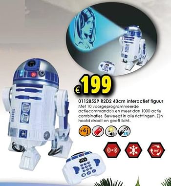 Aanbiedingen R2d2 40cm interactief figuur - Star Wars - Geldig van 05/12/2015 tot 13/12/2015 bij ToyChamp