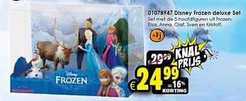 Aanbiedingen Disney frozen deluxe set - Disney  Frozen - Geldig van 05/12/2015 tot 13/12/2015 bij ToyChamp