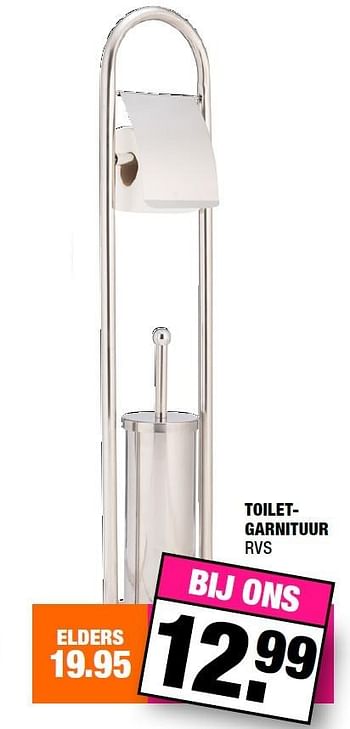 Aanbiedingen Toiletgarnituur - Huismerk - Big Bazar - Geldig van 30/11/2015 tot 13/12/2015 bij Big Bazar