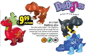 Aanbiedingen Digidinos dino - DigiDinos - Geldig van 12/12/2015 tot 03/01/2016 bij ToyChamp