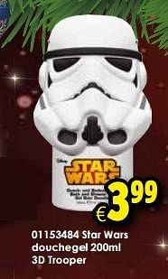 Aanbiedingen Star wars douchegel 200ml 3d trooper - Star Wars - Geldig van 12/12/2015 tot 03/01/2016 bij ToyChamp