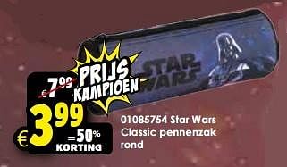 Aanbiedingen Star wars classic pennenzak rond - Star Wars - Geldig van 12/12/2015 tot 03/01/2016 bij ToyChamp