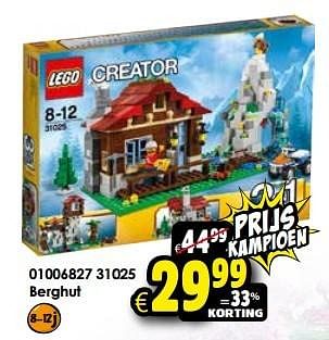Aanbiedingen Berghut - Lego - Geldig van 12/12/2015 tot 03/01/2016 bij ToyChamp