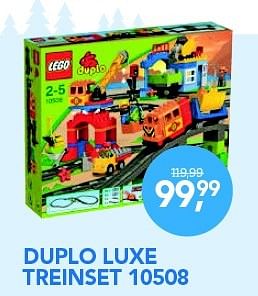 Aanbiedingen Duplo luxe treinset 10508 - Lego - Geldig van 01/12/2015 tot 03/01/2016 bij Coolblue