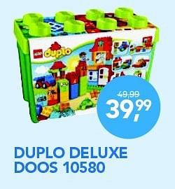 Aanbiedingen Duplo deluxe doos 10580 - Lego - Geldig van 01/12/2015 tot 03/01/2016 bij Coolblue