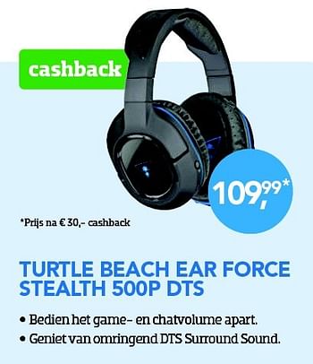 Aanbiedingen Turtle beach ear force stealth 500p dts headset - Turtle Beach - Geldig van 01/12/2015 tot 03/01/2016 bij Coolblue
