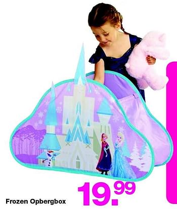 Aanbiedingen Frozen opbergbox - Disney  Frozen - Geldig van 29/11/2015 tot 31/01/2016 bij Baby & Tiener Megastore