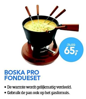 Aanbiedingen Boska pro fondueset - Boska - Geldig van 01/12/2015 tot 03/01/2016 bij Coolblue