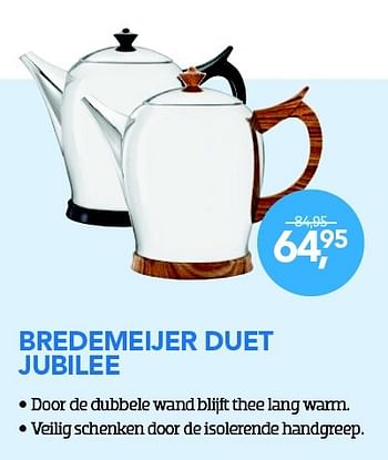 Aanbiedingen Bredemeijer duet jubilee - Bredemeijer - Geldig van 01/12/2015 tot 03/01/2016 bij Coolblue