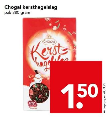 Aanbiedingen Chogal kersthagelslag - Chogal - Geldig van 13/12/2015 tot 19/12/2015 bij Deen Supermarkten