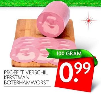Aanbiedingen Proef `t verschil kerstman boterhamworst - Huismerk - Deka Markt - Geldig van 13/12/2015 tot 19/12/2015 bij Deka Markt