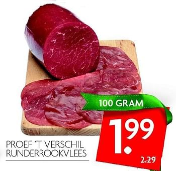 Aanbiedingen Proef `t verschil runderrookvlees - Huismerk - Deka Markt - Geldig van 13/12/2015 tot 19/12/2015 bij Deka Markt