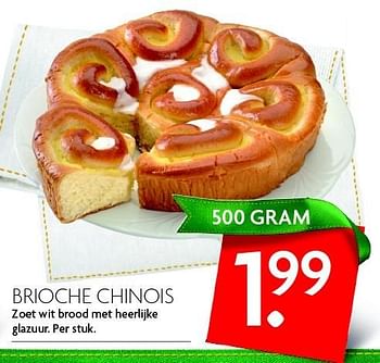 Aanbiedingen Brioche chinois zoet wit brood met heerlijke glazuur - Huismerk - Deka Markt - Geldig van 13/12/2015 tot 19/12/2015 bij Deka Markt