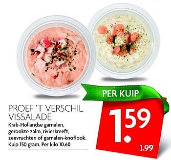 Aanbiedingen Proef `t verschil vissalade - Huismerk - Deka Markt - Geldig van 13/12/2015 tot 19/12/2015 bij Deka Markt