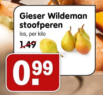 Aanbiedingen Gieser wildeman stoofperen - Huismerk - Em-té - Geldig van 13/12/2015 tot 19/12/2015 bij Em-té