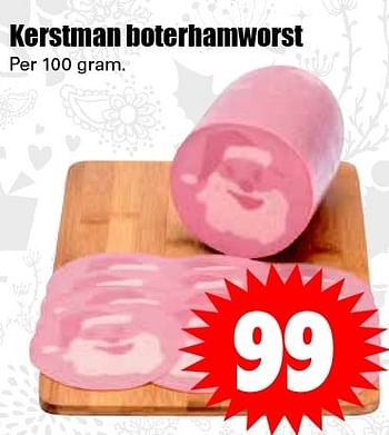 Aanbiedingen Kerstman boterhamworst - Huismerk - Dirk - Geldig van 13/12/2015 tot 19/12/2015 bij Lekker Doen