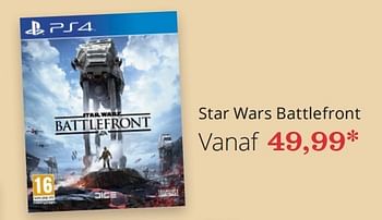 Aanbiedingen Star wars battlefront - Electronic Arts - Geldig van 07/12/2015 tot 23/12/2015 bij Bol