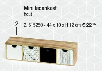 Aanbiedingen Mini ladenkast hout - Huismerk - Supra Bazar - Geldig van 15/12/2015 tot 12/01/2016 bij Supra Bazar