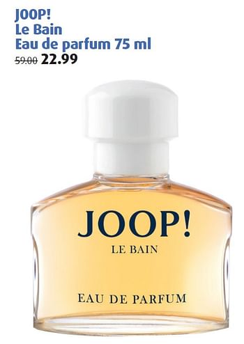 Aanbiedingen Joop! le bain eau de parfum 75 ml - Joop! - Geldig van 07/12/2015 tot 20/12/2015 bij Uw eigen drogist