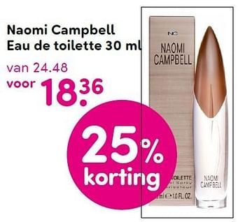 Aanbiedingen Naomi campbell eau de toilette - Naomi Campbell - Geldig van 07/12/2015 tot 20/12/2015 bij da