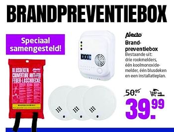 Aanbiedingen Alecto brandpreventiebox - Alecto - Geldig van 07/12/2015 tot 20/12/2015 bij Formido