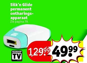 Aanbiedingen Silk`n glide permanent ontharingsapparaat - Silk'n - Geldig van 08/12/2015 tot 20/12/2015 bij Kruidvat
